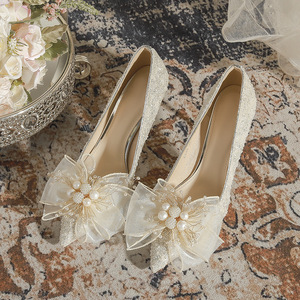 Zapatos elegantes para fiestas, estilo charol - tacones de aguja negros con punta en pico y sandalias para mujer - Product Image 4