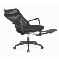 Chaises de bureau pivotantes en tissu moderne chinoises, entièrement en maille, dossier haut, ergonomiques, chaises de direction pour ordinateur