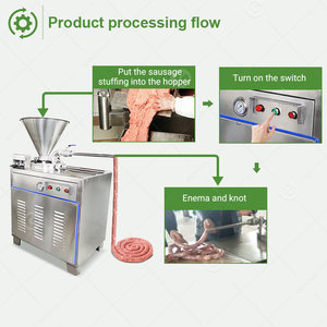 Máquina Embutidora Hidráulica Eléctrica para Chorizo, Salchicha y Jamón, <span class=keywords><strong>Precio</strong></span> de Venta - Product Image 5