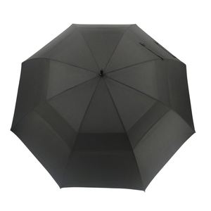 Parapluie de golf classique en pongé, ouverture manuelle, 27 pouces, avec logo personnalisé, cadeau de luxe - Product Image 4