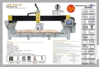 Fresadora de Puente CNC de Alta Precisión Zhengda, Motor de Engranaje de 15KW, Diámetro de Hoja de 300-350mm para Mármol, Granito y Piedra