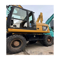 Excavatrice sur pneus Caterpillar d'occasion d'origine japonaise M313D Cat M312 M315 M318 M320, pelle moyenne d'occasion à vendre