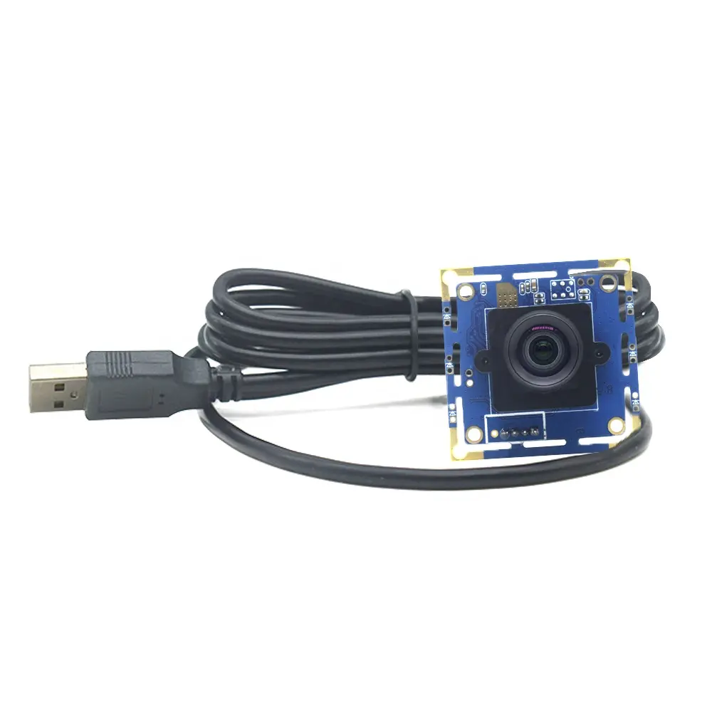 IMX377 cảm biến 4K HD CMOS 12MP USB Mô-đun máy ảnh Fisheye M12 ống kính UVC tập tin chụp trình điều khiển miễn phí mô-đun