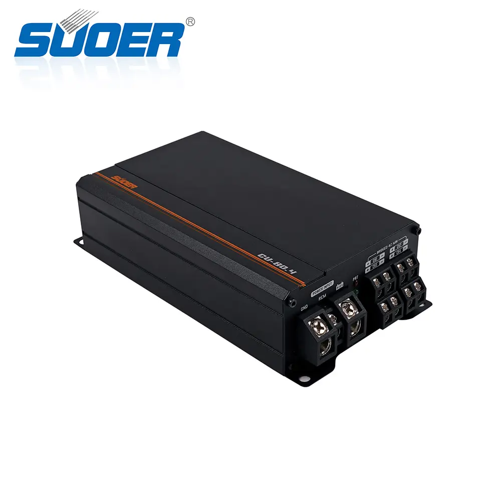 Amplificateur audio de classe d Suoer CU-80.4 voiture 4 ch 12v