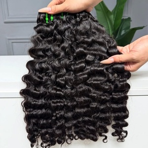 30 Năm Nhà Máy Bán Buôn Tóc Trinh Nữ Nhà Cung Cấp Tự Nhiên Ban Đầu 100% Chưa Qua Chế Biến Việt Nam Tóc Thô Bó Đầy Đủ Lớp Biểu Bì Phù Hợp - Product Image 5