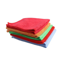 Chiffon en microfibre de haute qualité pour le nettoyage de la voiture Serviette absorbante à séchage rapide Technique tissée Serviette de séchage colorée multi-usages