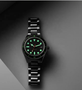 Cơ Khí Cổ Điển 316 Thép Không Gỉ Trường Hợp Đồng Hồ Và Vòng Đeo Tay Biểu Tượng Tùy Chỉnh Quay Số Thiết Kế Siêu Sáng Kinh Doanh Cổ Tay Đồng Hồ - Product Image 4