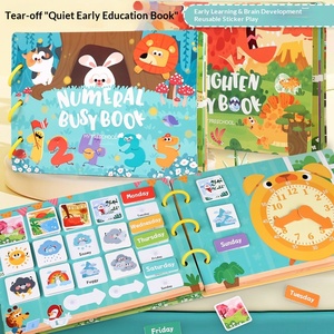 Libro de Papel Silencioso para Bebés y Niños Pequeños, con Letras de Granja, Educativo, Cognitivo, DIY, Mágico, Reutilizable, para Desgarrar Repetidamente - Product Image 2