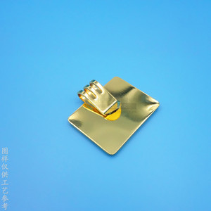 Clip magnétique personnalisé en métal émaillé avec logo, accessoire de golf doré, cadeau - Product Image 3
