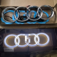 Feux de logo LED pour Audi A3 A5 A4L A6L Q5, éclairage de calandre, feux arrière bleus, rouges, blancs, accessoires de feux de logo.