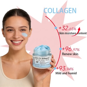 Baume hydratant pour la peau au suif de bœuf nourri à l'herbe, au miel, à la marque privée, halal, crème au peptide de cuivre bleu GHK-Cu pour le visage - Product Image 2
