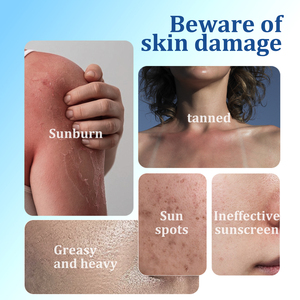 Protector Solar de Marca Privada OEM SPF50 con Extracto de Arándanos, Hidratante y Aislante, con Aroma Frutal Fresco para Protección UV, 40g - Product Image 4