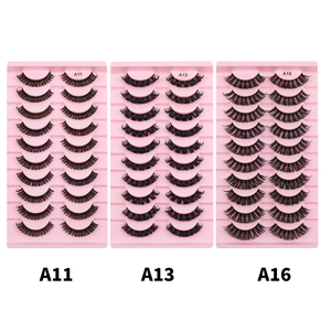 Cílios Postiços D Curl, Cílios de Seda com Efeito Natural, Faixas Confortáveis, Cílios de <span class=keywords><strong>Mink</strong></span> Sintético 3D - Product Image 3