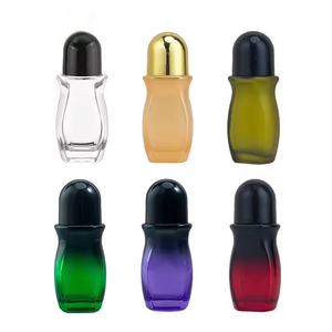 Công Suất Lớn Rỗng Tinh Dầu Con Lăn Chai Bao Bì Container Thủy Tinh 50Ml Khử Mùi Cuộn Trên Chai Với Con Lăn Nhựa - Product Image 3