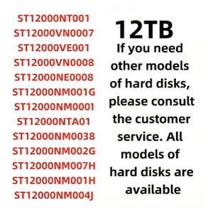 ฮาร์ดดิสก์ Hot Sell Pro NAS ST12000NT001 ความจุ 12TB 7200RPM SATA 256MB 3.5 นิ้ว ระดับองค์กร สำหรับศูนย์ข้อมูล - Product Image 2