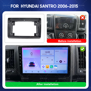 Cadre de Navigation d'autoradio de sortie d'usine pour Hyundai Santro 2006-2015 Dodge Ram 2500 Peugeot Boxer cadre de voiture Android Automobile - Product Image 4