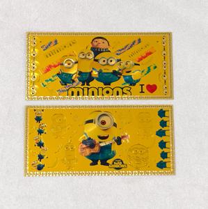 Set di Biglietti d'Auguri Minions con Lamina Dorata, Buste Rosse di Lusso con Illustrazioni dei Cartoni Animati per Regali di Capodanno e Compleanno - Product Image 2