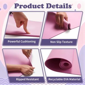 Grand stock à prix réduit, liquidation de tapis de yoga en TPE, PVC, EVA, caoutchouc naturel - Product Image 4