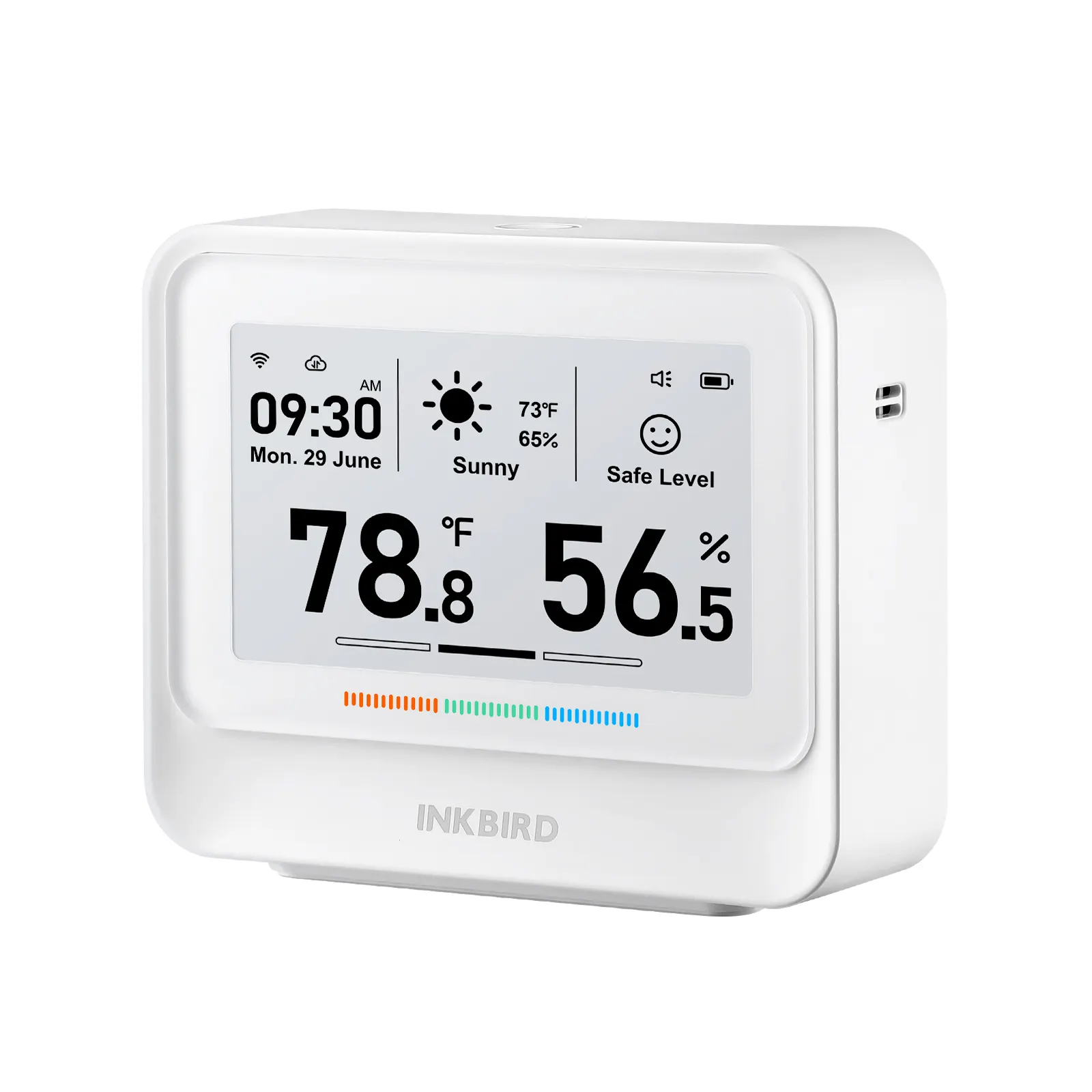 INKBIRD WiFi Station météo IBS-TH5 moniteur de qualité de l'air pour l'humidité et la température baromètre thermomètre humidité