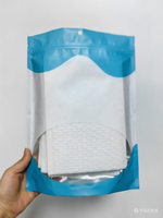 Sachet Doypack Personnalisé Imprimé avec Fenêtre, Refermable, Qualité Alimentaire, pour Snacks, Bonbons et Friandises pour Animaux