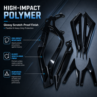 Kit complet de protection de carénage latéral pour moto électrique Surron Light Bee X – Pièces de rechange pour protection de carrosserie