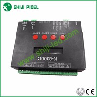 Contrôleur LED programmable adressable RGB RGBW RGBIC RGBWIC K-8000C Carte SD 8 ports Sortie de signal SPI maximum de pixels