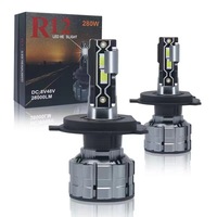 Transfrontalier R12 LED antibrouillard ampoule Super lumineux condensateur en ligne phare de voiture intégré H4 H11 voiture lumière 6000k couleur nouveau