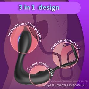 Choque eléctrico Chastity Butt Plug Juguetes sexuales Prostata Masajeador Anal Beads Tail Vibrador Anal Vibrador para hombres <span class=keywords><strong>y</strong></span> mujeres - Product Image 3