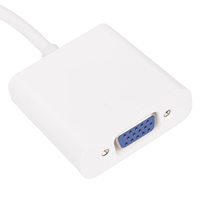Convertisseur VCOM Mini HDMI vers VGA 15cm Full HD 1080P HDMI2VGA Câble vidéo pour ordinateur portable vers projecteur