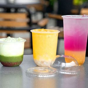 Disposable PP Plastic Soft Customizable Design Heat Transfer Printed Bubble Milk Tea Coffee Fruit Juice <b>Cups</b> <b>Cold</b> Hot Drinks - Product Image 5