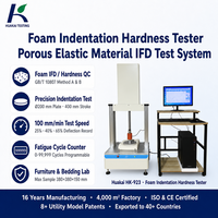 Machine de test de dureté par indentation de la mousse, testeur de dureté par compression de l'éponge IFD ILD, norme GB/T 10807