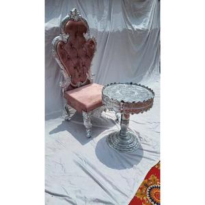 Silla de Comedor de Madera Maciza Dorada Europea de Lujo con Respaldo Alto y Tapicería, Diseño Atemporal para Villas y Casas de Lujo - Product Image 2