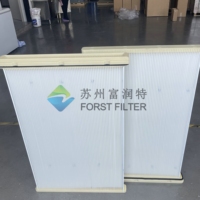 Éléments filtrants à panneaux plats en fibre synthétique POLYPLEAT personnalisés en usine, pré-filtre, plaque de collecteur de poussière, nouvelle efficacité de 99% pour