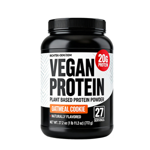 אבקת חלבון טבעונית פרטית, על בסיס צמחי, נמסה במהירות, תוסף תזונה לירידה במשקל, לא לנשים בהריון - Product Image 6