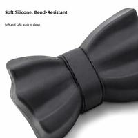 Étui à lunettes en silicone personnalisé en forme de nœud, pochette de rangement portable mignonne pour pièces de monnaie, clés et petits bijoux, lunettes de soleil pour hommes