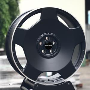 Rines Forjados TITAN FORCE 19x8.5 19x9.5 5x112 5x130 en Negro Mate para <span class=keywords><strong>Mercedes</strong></span> Benz C63S W205 W211 W213 W221 W447 <span class=keywords><strong>Maybach</strong></span> - Product Image 2