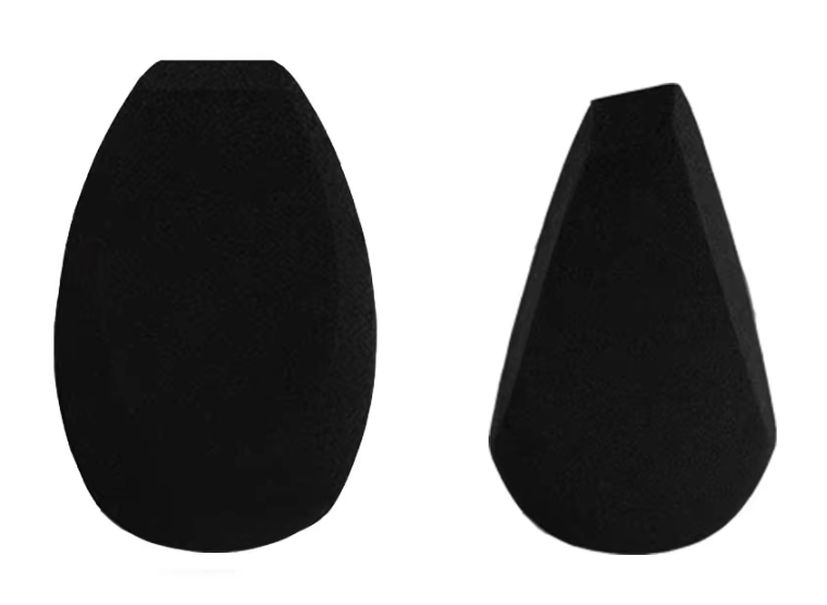 Black Makeup Sponge (Three-Cut Angled Type)