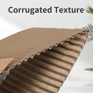 ปลอกกระดาษคราฟท์พิมพ์ลายตามสั่ง เป็นมิตรกับสิ่งแวดล้อม สำหรับแก้วสองชั้น เก็บอุณหภูมิสำหรับเครื่องดื่มร้อนและไวน์ ขายส่ง - Product Image 4