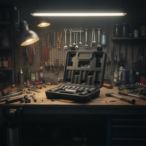 Juego de llaves de impacto hexagonales Vevor de 11 piezas, 3/8 pulgadas, de acero al cromo vanadio, grado industrial, con estuche para uso diario. - Product Image 2