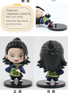 6 pièces/ensemble 8CM Jujutsu Kaisen Itadori Yuji figurines de dessin animé <span class=keywords><strong>Fushiguro</strong></span> <span class=keywords><strong>Megumi</strong></span> kuwisaki Nobara à collectionner en PVC - Product Image 4