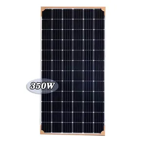 义乌东辉单晶光伏太阳能电池板350w 380W高品质太阳能电池板350w 24v 36v单声道