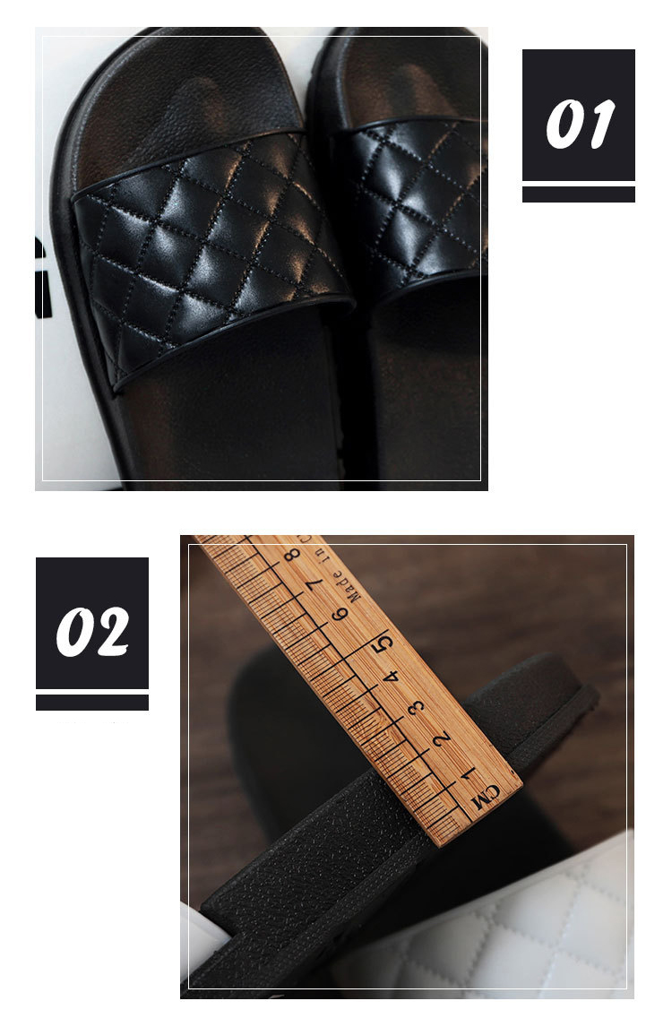 Fashion Women Summer Soft PVC Slippers Thick Platform Indoor Slides Shoes Mens