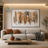 Peinture à l'huile sur toile, décoration murale moderne, abstraite, belle, texturée, peinte à la main à 100%, grande peinture murale
