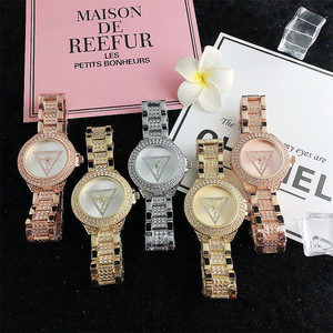 Fournisseur de montres avec logo personnalisé, <span class=keywords><strong>montre</strong></span> à quartz pour le commerce extérieur, <span class=keywords><strong>montre</strong></span> pour <span class=keywords><strong>femme</strong></span>, <span class=keywords><strong>montre</strong></span> tendance en alliage avec diamants - Product Image 4