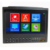 Medidor Digital de 7 Pulgadas con Soporte para Espectro KPT-718S/T Combo DVBS/S2/T/T2/C Satélite