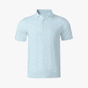 เสื้อโปโลกอล์ฟผ้าคอตตอนผสมโพลีเอสเตอร์ ระบายอากาศ แห้งเร็ว คุณภาพสูง ป้องกันกลิ่น พร้อมสกรีนโลโก้ตามสั่ง - Product Image 1