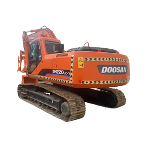 Excavatrice Doosan Dh220lc 7 d'occasion, engin de construction, couleur orange, type chenillé, équipement lourd, 19800 kg, 0-2000 heures, Anhui - Product Image 2
