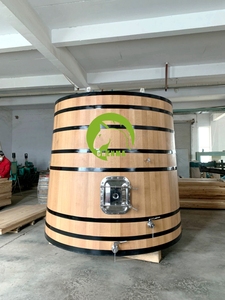 1000L-5000L fûts de vin en chêne en bois personnalisés de haute qualité pour whisky, spiritueux, rhum, <span class=keywords><strong>vodka</strong></span> - Product Image 3