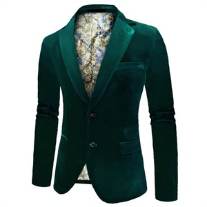 Nouvelle Veste Décontractée Homme Col V Simple Boutonnage Coupe-Vent Anti-Plis en Spandex/Polyester Tricoté Automne Hiver 2023 - Product Image 3