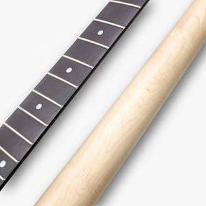 Hot SaleWholesale 22 Fret 9.5 Inch Radius Canadian Maple <b>Guitar</b> Neck for ST <b>Guitars</b> with 42mm Bone Nut - Product Image 3